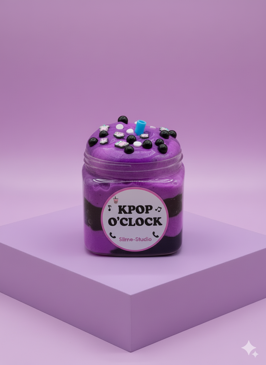 K-Pop O'Clock - handmade slime by Amber's Slime Studio