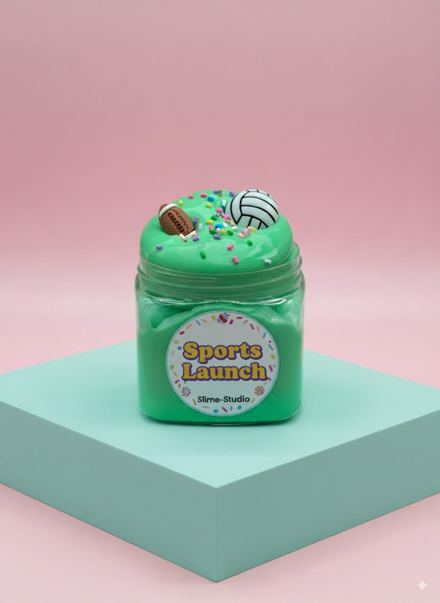 Sports Launch - handmade slime by Amber's Slime Studio